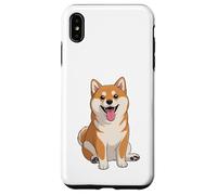 Simpatico cane Shiba seduto Custodia per iPhone XS Max