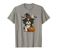 Simpatico Cane Shih Tzu a Tema Halloween Maglietta