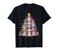 Simpatico cane Shih Tzu albero di Natale divertente per donne uomini bambini Maglietta