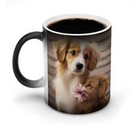 Simpatico cane tazze da caffè divertente tazza cambia colore tazza unica tazza sensibile al calore tazza di moda stampa tazza da tè in ceramica regalo novità per compleanno uomini donne