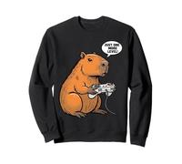 Simpatico Capibara Boba Tea Kawaii Anime Y2K Ragazza Natale Felpa