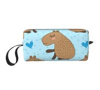 Simpatico capibara, Borsa per il trucco Borsa per cosmetici Borsa da toilette da viaggio portatile Borsa per trucco Organizer