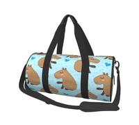 Simpatico capibara, Borsone da viaggio di grande capacità Borsa rotonda Borsa da viaggio sportiva Borsa da viaggio Borsa da fitness