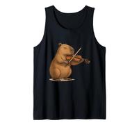 Simpatico Capibara Che Suona Il Violino Canotta