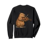 Simpatico Capibara Che Suona Il Violino Felpa