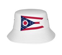 Simpatico Cappello a Secchiello con Bandiera dello Stato, Cappello Estivo da Viaggio, da Spiaggia, da Sole, Cappello alla Moda per attività all'aperto per Donne e Uomini