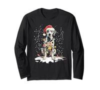 Simpatico Cappello da Babbo Natale Dalmata luci di Natale Cane Maglia a Manica