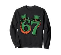 Simpatico Cappello da Folletto 67 con Barba Six Seven St Paddy Felpa