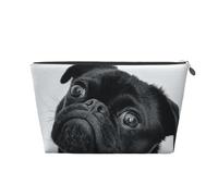 Simpatico carlino nero, Borsa da toilette Borsa per trucco Borsa per cosmetici Borsa da toilette da viaggio portatile