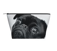 Simpatico carlino nero, Borsa da toilette Borsa per trucco Borsa per cosmetici Borsa da toilette da viaggio portatile