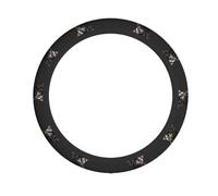 Simpatico carlino nero - scala standard 2_00x Coprivolante con stampa antiscivolo design ergonomico decorazione per interni auto