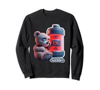 Simpatico cartone animato batteria Sleepy Dedy Bear divertente design tee Felpa