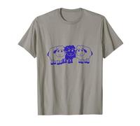 Simpatico cartone animato Black Team Sheep 3 Small Friends Crew Sheep Maglietta
