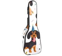 Simpatico cartone animato Capybara Funny Animal Concert Ukulele Custodia con Conservazione, Impermeabile Gig Bag 1 cm di spessore Spugna Imbottitura, Multicolore 05, 25.9x9x3.1in/66x23x8cm, Organizer