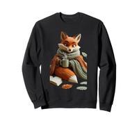 Simpatico cartone animato divertente volpe unisex design per uomo donna Tee Felpa
