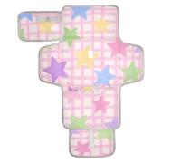 Simpatico cartone animato elefante blu riutilizzabile pannolini fasciatoio con tasca in tessuto portatile fasciatoio con cuscino integrato cambiadores de pa?ales para Bebes