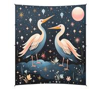 Simpatico Cartone Animato Pellicano Tenda da Spiaggia Facile da Montare,Parasole per Campeggio con Sacchi di Sabbia,Palette e Picchetti Ideale per Picnic