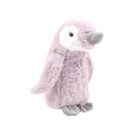 Simpatico cartone animato peluche pinguino astuccio creativo animale farcito penna sacchetto studente cancelleria borsa di stoccaggio materiale scolastico, Viola, 26.0*10.0*6.0