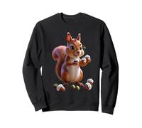 Simpatico cartone animato scoiattolo divertente unisex design per uomo donna tee Felpa