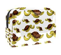 Simpatico cartone animato topi ratti su sfondo bianco borsa cosmetica per le donne carino moda borsa impermeabile trucco borsa spaziosa viaggio toilette sacchetto regali ragazze, Multicolore 05,