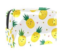 Simpatico cartone animato topi ratti su sfondo bianco borsa cosmetica per le donne carino moda borsa impermeabile trucco borsa spaziosa viaggio toilette sacchetto regali ragazze, Multicolore 08,