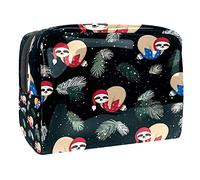 Simpatico cartone animato topi ratti su sfondo bianco borsa cosmetica per le donne carino moda borsa impermeabile trucco borsa spaziosa viaggio toilette sacchetto regali ragazze, Multicolore 04,