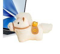 Simpatico cavallo ripieno - ornamento portafortuna di peluche 2026, morbida statuetta di cavallo | Decorazione per la casa regalo per adulti amanti famiglia amici donne uomini madre collezione peluche