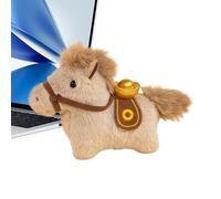 Simpatico cavallo ripieno - ornamento portafortuna di peluche 2026, morbida statuetta di cavallo | Decorazione per la casa regalo per adulti amanti famiglia amici donne uomini madre collezione peluche