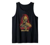 Simpatico Centurione Romano SPQR Stile Grunge Grafica Canotta