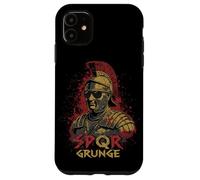 Simpatico Centurione Romano SPQR Stile Grunge Grafica Custodia per iPhone 11