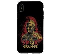 Simpatico Centurione Romano SPQR Stile Grunge Grafica Custodia per iPhone XS Max