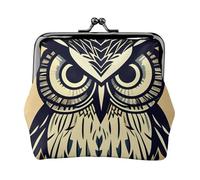 Simpatico ciondolo a forma di gufo e portamonete versatile, impermeabile, con chiusura a bacio, per chiavi e carte