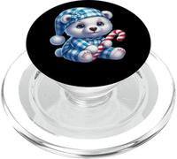 Simpatico ciondolo a forma di orso con bastoncino di zucchero PopSockets PopGrip per MagSafe