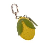 Simpatico ciondolo per borsa in pelle a forma di frutta, Kawaii Y2K, mini portafoglio in poliuretano, con cerniera, portamonete, accessorio regalo per borsa, zaino, decorazione da viaggio, Mais