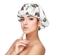 Simpatico cofano in seta con motivo semaforo per dormire donne e uomini - regolare il cofano in raso per dormire, morbido cofano per dormire