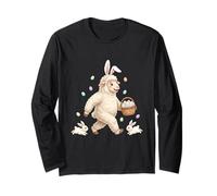Simpatico Coniglietto Pasquale con Uova stravaganti Pecore Design Maglia a Manica