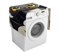 Simpatico coperchio per lavatrice con tasche portaoggetti per lavatrice e asciugatrice, copertura antipolvere 137,9 x 52,1 cm, per frigorifero e cucina, decorazione per la casa