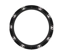 Simpatico coprivolante stampato con coniglietto da 38,1 cm, universale, antiscivolo, assorbe il sudore,