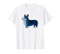 Simpatico Corgi Dog Lover Pet Proprietario Design Trendy Blu Maglietta