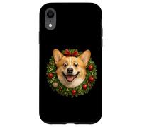 Simpatico corgi - Ghirlanda natalizia divertente con cane natalizio Custodia per iPhone XR