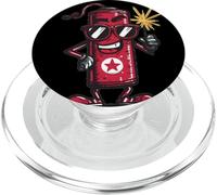 Simpatico costume da fuochi d'artificio TNT con occhiali da sole per i fan della PopSockets PopGrip per MagSafe