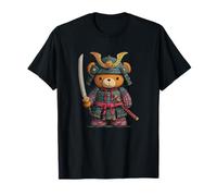 Simpatico Costume da Samurai Fighter Teddy Bear per Ragazzi e Ragazze Maglietta