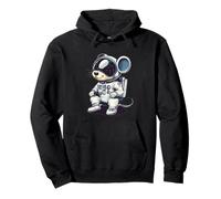 Simpatico costume da topo astronauta per gli amanti dello spazio e dei roditori Felpa con Cappuccio