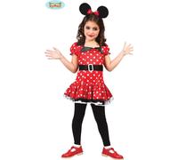 simpatico costume da topo comico per ragazze taglia 98 - 146, taglia:110/116