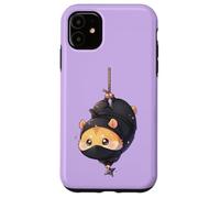 Simpatico criceto ninja kawaii chibi anime Shinobi Pet Art Custodia per iPhone 11