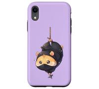 Simpatico criceto ninja kawaii chibi anime Shinobi Pet Art Custodia per iPhone XR