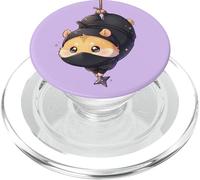 Simpatico criceto ninja kawaii chibi anime Shinobi Pet Art PopSockets PopGrip per MagSafe