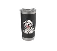 Simpatico cucciolo dalmata, amante dei cani Bicchiere termico in acciaio inox doppia parete