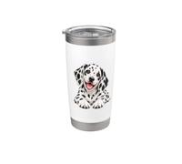 Simpatico cucciolo dalmata, amante dei cani Bicchiere termico in acciaio inox doppia parete
