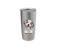 Simpatico cucciolo dalmata, amante dei cani Bicchiere termico in acciaio inox doppia parete